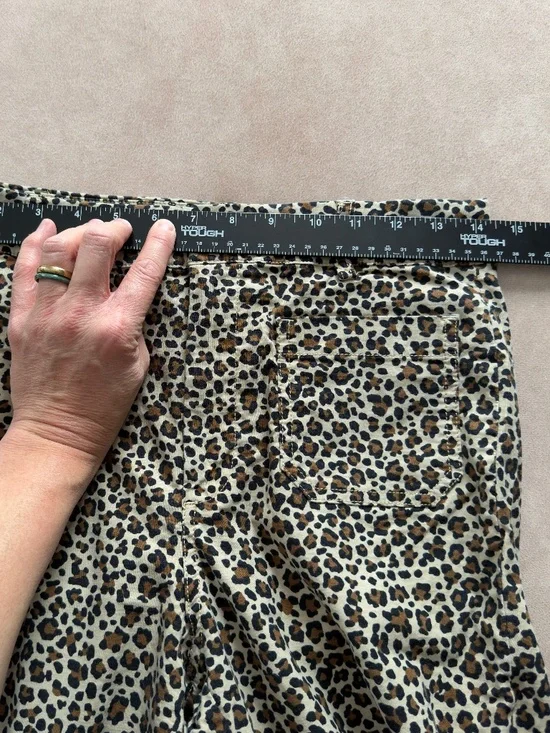 J. Crew Factory Lizzie high-rise patch-pocket wide-leg pant • size 27 • BW803 - Picture 3 of 9